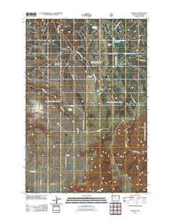 Zumwalt Oregon Historical topographic map, 1:24000 scale, 7.5 X 7.5 Minute, Year 2011