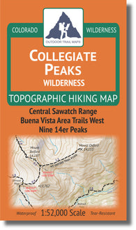 Buy map Collegiate Peaks Wilderness 1:52k