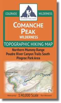 Buy map Comanche Peak Wilderness 1:40k