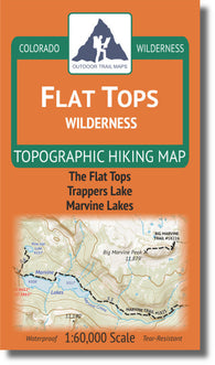 Buy map Flat Tops Wilderness 1:60k