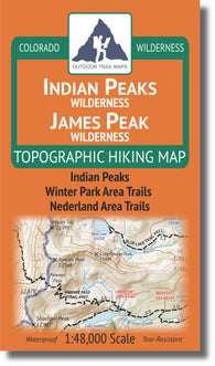 Buy map Indian Peaks / James Peak Wilderness 1:48k