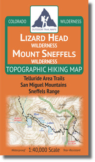 Buy map Lizard Head / Mount Sneffels Wilderness 1:40k