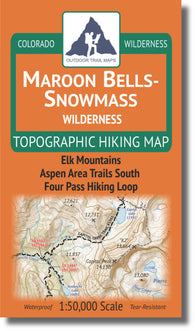 Buy map Maroon Bells-Snowmass Wilderness 1:50k