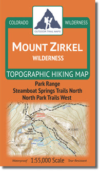 Buy map Mount Zirkel Wilderness