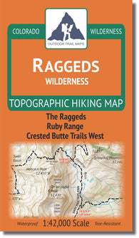 Buy map Raggeds Wilderness Topographic Hiking Map