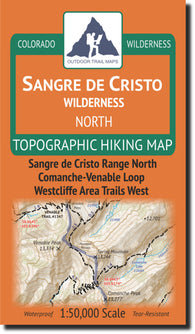 Buy map Sangre de Cristo Wilderness - NORTH