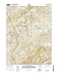 Abbottstown Pennsylvania Current topographic map, 1:24000 scale, 7.5 X 7.5 Minute, Year 2016