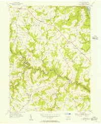 Airville Pennsylvania Historical topographic map, 1:24000 scale, 7.5 X 7.5 Minute, Year 1955