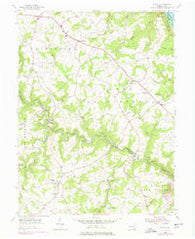 Airville Pennsylvania Historical topographic map, 1:24000 scale, 7.5 X 7.5 Minute, Year 1955