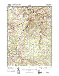 Albion Pennsylvania Historical topographic map, 1:24000 scale, 7.5 X 7.5 Minute, Year 2013