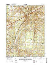 Albion Pennsylvania Current topographic map, 1:24000 scale, 7.5 X 7.5 Minute, Year 2016