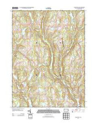 Aldenville Pennsylvania Historical topographic map, 1:24000 scale, 7.5 X 7.5 Minute, Year 2013