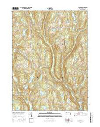 Aldenville Pennsylvania Current topographic map, 1:24000 scale, 7.5 X 7.5 Minute, Year 2016