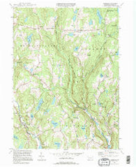 Aldenville Pennsylvania Historical topographic map, 1:24000 scale, 7.5 X 7.5 Minute, Year 1994