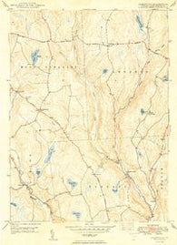 Aldenville Pennsylvania Historical topographic map, 1:24000 scale, 7.5 X 7.5 Minute, Year 1949