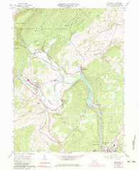 Alexandria Pennsylvania Historical topographic map, 1:24000 scale, 7.5 X 7.5 Minute, Year 1963