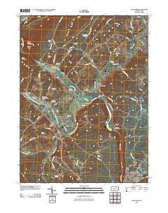 Alexandria Pennsylvania Historical topographic map, 1:24000 scale, 7.5 X 7.5 Minute, Year 2010