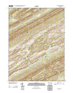 Alfarata Pennsylvania Historical topographic map, 1:24000 scale, 7.5 X 7.5 Minute, Year 2013