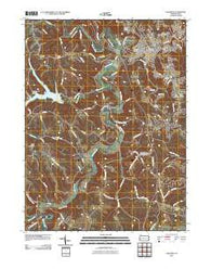Aliquippa Pennsylvania Historical topographic map, 1:24000 scale, 7.5 X 7.5 Minute, Year 2010