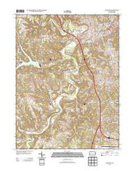 Aliquippa Pennsylvania Historical topographic map, 1:24000 scale, 7.5 X 7.5 Minute, Year 2013