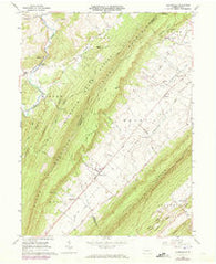 Allensville Pennsylvania Historical topographic map, 1:24000 scale, 7.5 X 7.5 Minute, Year 1963