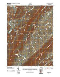 Allensville Pennsylvania Historical topographic map, 1:24000 scale, 7.5 X 7.5 Minute, Year 2010