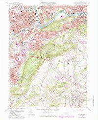 Allentown East Pennsylvania Historical topographic map, 1:24000 scale, 7.5 X 7.5 Minute, Year 1964