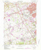 Allentown West Pennsylvania Historical topographic map, 1:24000 scale, 7.5 X 7.5 Minute, Year 1964