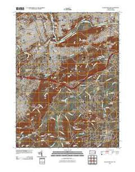 Allentown East Pennsylvania Historical topographic map, 1:24000 scale, 7.5 X 7.5 Minute, Year 2010