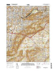 Allentown East Pennsylvania Current topographic map, 1:24000 scale, 7.5 X 7.5 Minute, Year 2016