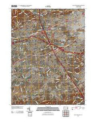 Allentown West Pennsylvania Historical topographic map, 1:24000 scale, 7.5 X 7.5 Minute, Year 2010