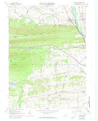 Allenwood Pennsylvania Historical topographic map, 1:24000 scale, 7.5 X 7.5 Minute, Year 1965