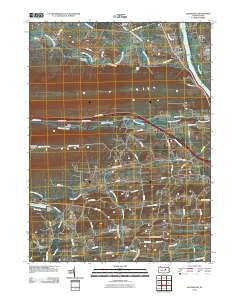 Allenwood Pennsylvania Historical topographic map, 1:24000 scale, 7.5 X 7.5 Minute, Year 2010