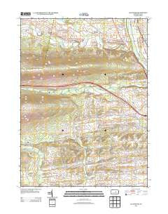 Allenwood Pennsylvania Historical topographic map, 1:24000 scale, 7.5 X 7.5 Minute, Year 2013