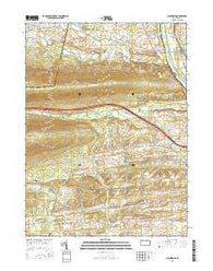 Allenwood Pennsylvania Current topographic map, 1:24000 scale, 7.5 X 7.5 Minute, Year 2016