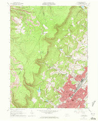 Altoona Pennsylvania Historical topographic map, 1:24000 scale, 7.5 X 7.5 Minute, Year 1963