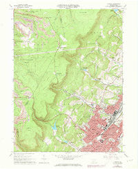 Altoona Pennsylvania Historical topographic map, 1:24000 scale, 7.5 X 7.5 Minute, Year 1963