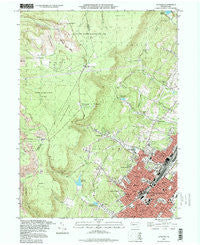 Altoona Pennsylvania Historical topographic map, 1:24000 scale, 7.5 X 7.5 Minute, Year 1993