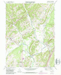 Alum Bank Pennsylvania Historical topographic map, 1:24000 scale, 7.5 X 7.5 Minute, Year 1971