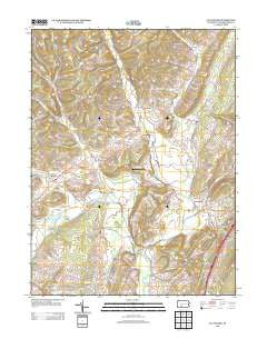 Alum Bank Pennsylvania Historical topographic map, 1:24000 scale, 7.5 X 7.5 Minute, Year 2013