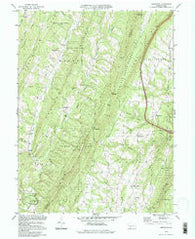 Amaranth Pennsylvania Historical topographic map, 1:24000 scale, 7.5 X 7.5 Minute, Year 1994