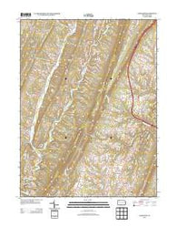 Amaranth Pennsylvania Historical topographic map, 1:24000 scale, 7.5 X 7.5 Minute, Year 2013