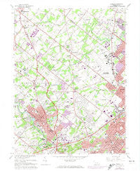 Ambler Pennsylvania Historical topographic map, 1:24000 scale, 7.5 X 7.5 Minute, Year 1966