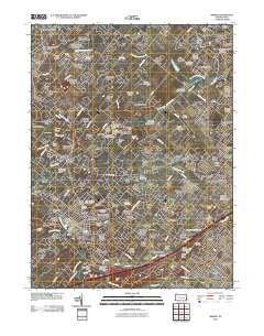 Ambler Pennsylvania Historical topographic map, 1:24000 scale, 7.5 X 7.5 Minute, Year 2010