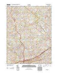 Ambler Pennsylvania Historical topographic map, 1:24000 scale, 7.5 X 7.5 Minute, Year 2013