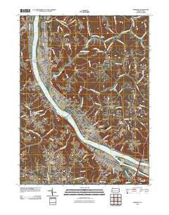 Ambridge Pennsylvania Historical topographic map, 1:24000 scale, 7.5 X 7.5 Minute, Year 2010