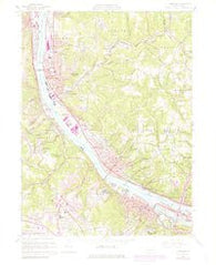 Ambridge Pennsylvania Historical topographic map, 1:24000 scale, 7.5 X 7.5 Minute, Year 1960