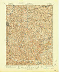 Amity Pennsylvania Historical topographic map, 1:62500 scale, 15 X 15 Minute, Year 1904