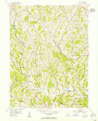 Amity Pennsylvania Historical topographic map, 1:24000 scale, 7.5 X 7.5 Minute, Year 1954