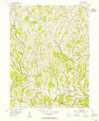 Amity Pennsylvania Historical topographic map, 1:24000 scale, 7.5 X 7.5 Minute, Year 1954